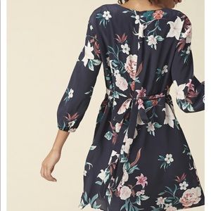 Amour Vert Silk Floral Dress